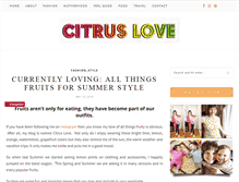 Tablet Screenshot of citruslove.com